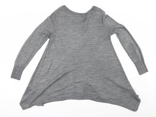 H&M Womens Grey Pullover Jumper Size S