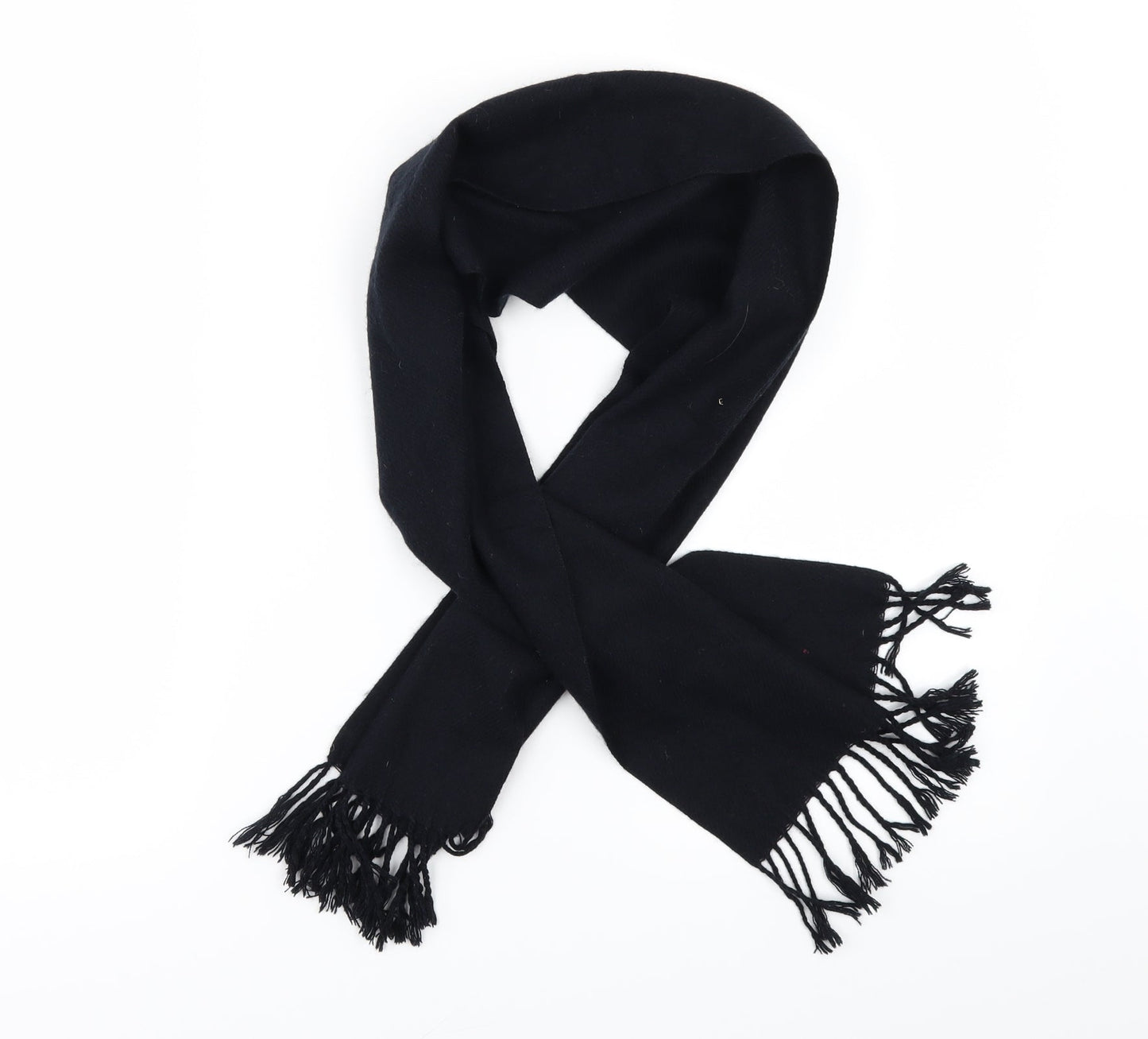 Preworn` Womens Black Scarf