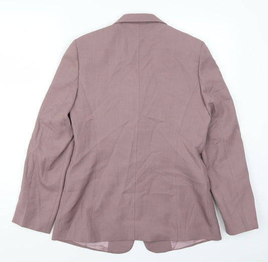 BHS Womens Pink Jacket Suit Jacket Size 10