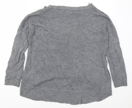 Sout Womens Grey Pullover Jumper Size 10