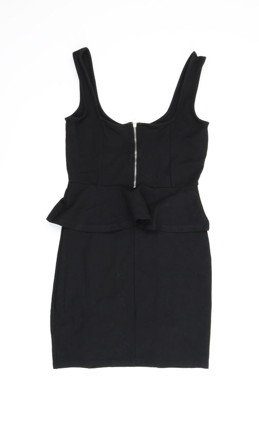 Warehouse Womens Black Sheath Size 10