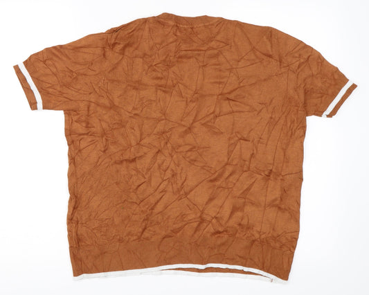 Marks and Spencer Womens Brown Pullover Jumper Size 16