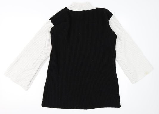 Preworn Womens Black Pullover Jumper Size M