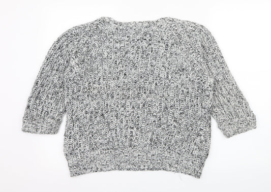 Store Twenty One Womens Grey Knit Pullover Jumper Size M