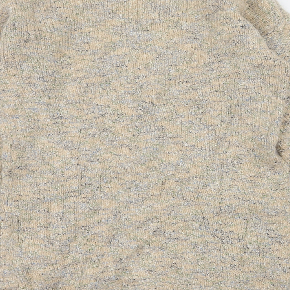 Papaya Womens Beige Knit Pullover Jumper Size 8