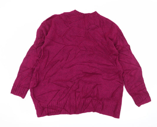 Marks and Spencer Womens Purple Knit Pullover Jumper Size M