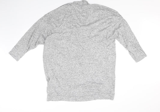 Time To Dream Womens Grey Cardigan Jumper Size 12