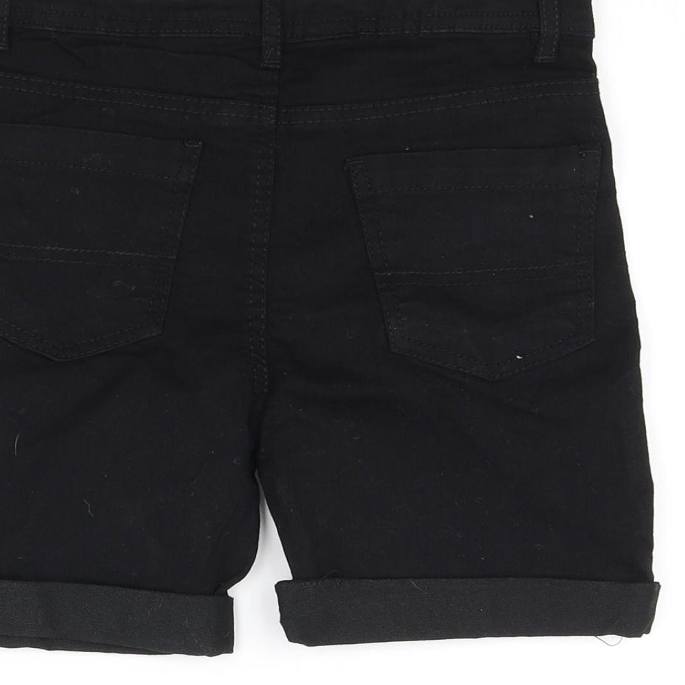 pep&co Girls Black Hot Pants Shorts Size 6-7 Years