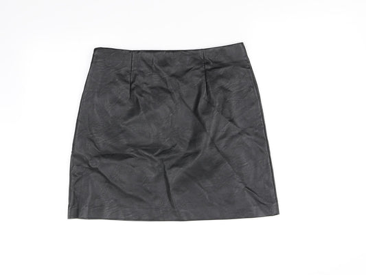 Papaya Womens Black Flare Skirt Size 10