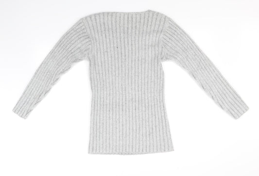 Richards Womens Grey Pullover Jumper Size S