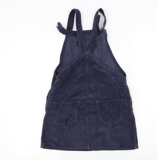 Topshop Womens Blue Dungaree One-Piece Size 4