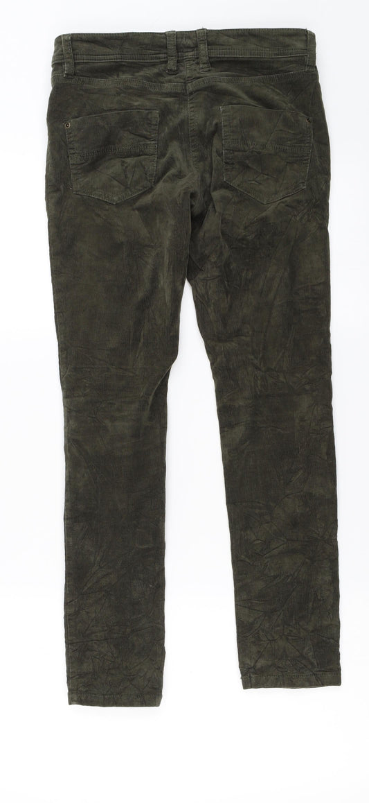 NEXT Womens Green Skinny Jeans Size 6 L24 in