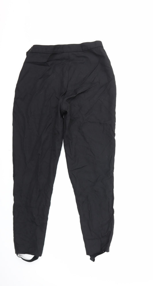 silmma Womens Black Trousers Size 14 L28 in