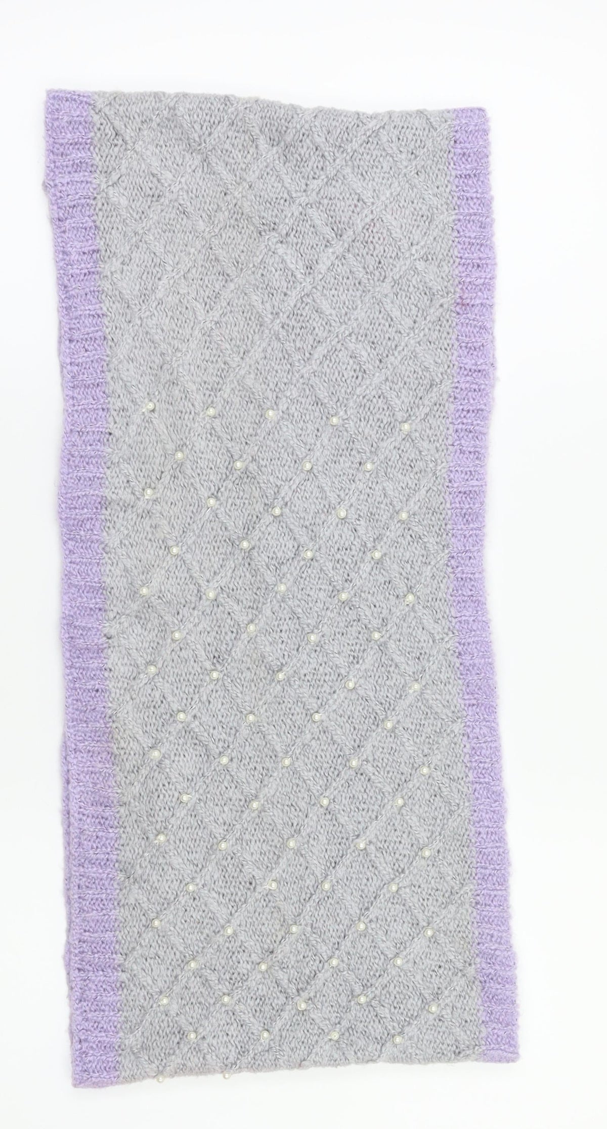 Additional front view of BETSET JOHTSON women’s grey shawl/wrap