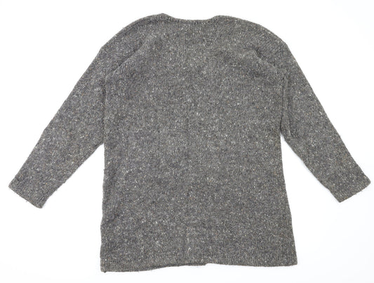 Debehams Womens Grey Pullover Jumper Size M