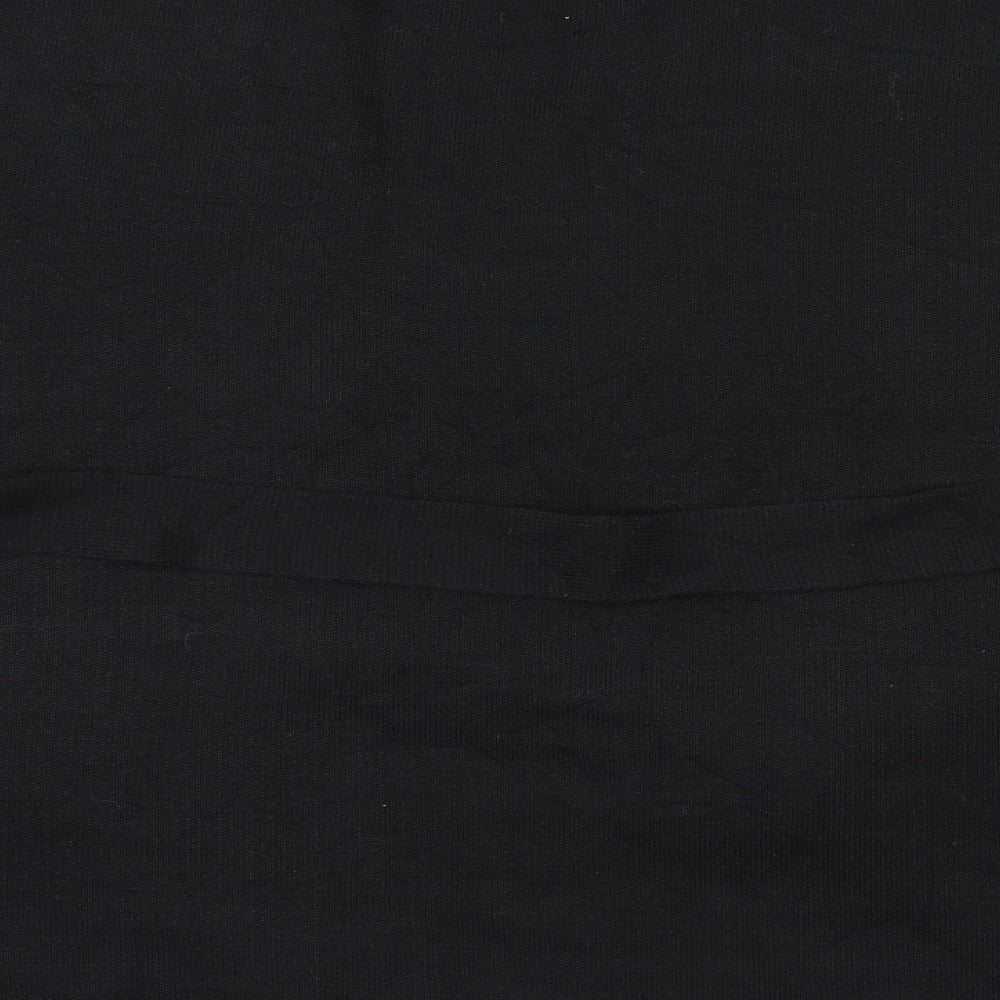 Brand and care label for Debenhams women’s black cardigan jumper one size