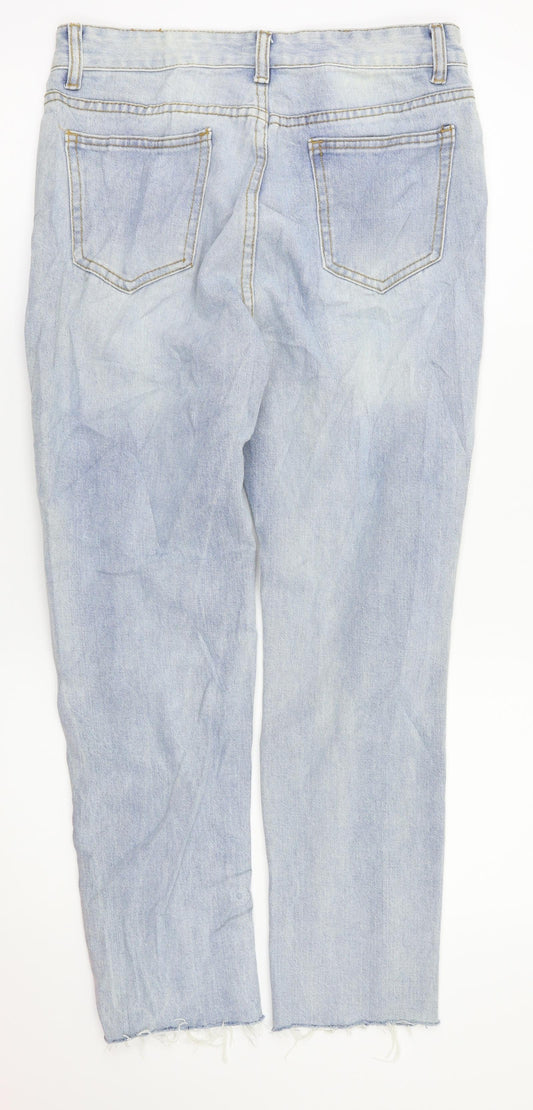 Nasty Gal Womens Blue Skinny Jeans Size 10 L27 in