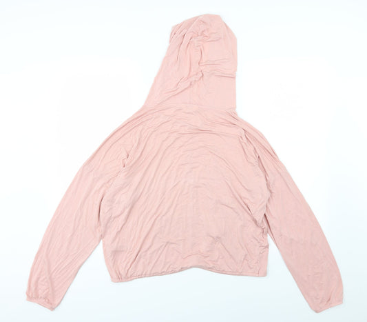 Marks and Spencer Womens Pink Jersey Top Pyjama Top Size 16