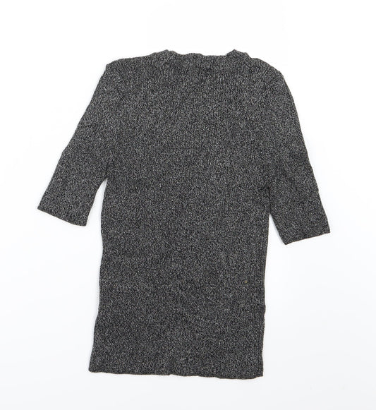 Topshop Womens Grey Knit Pullover Jumper Size S