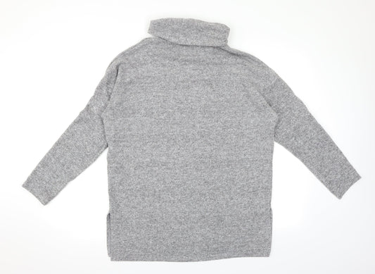 New Look Womens Grey Pullover Jumper Size S