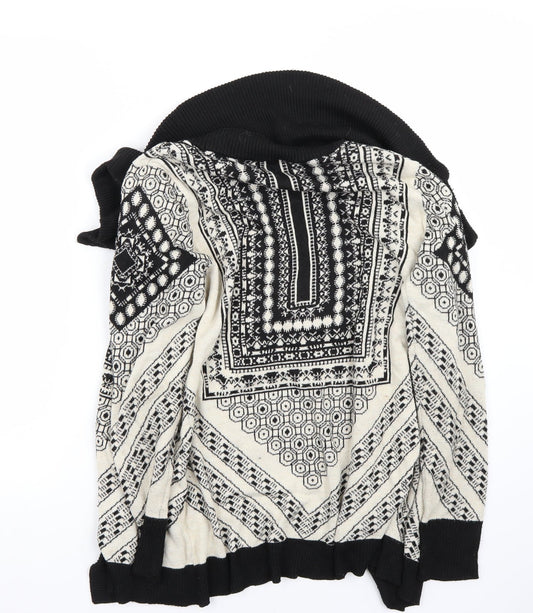 Roman Womens White Cardigan Jumper Size 12