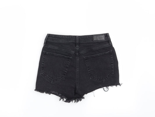 Hollister Womens Black   Cut-Off Shorts Size 24 in