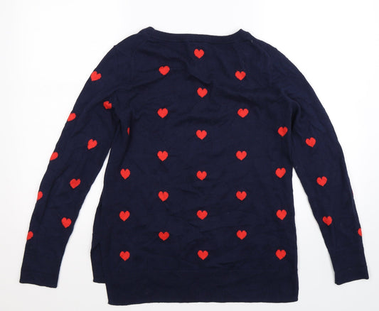 Gap Womens Blue Knit Pullover Jumper Size S