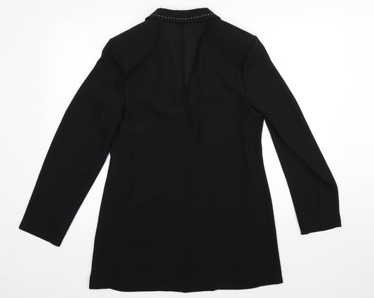 Richards Womens Black Jacket Suit Jacket Size 10