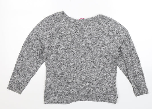 Dorothy Perkins Womens Grey Knit Pullover Jumper Size 6
