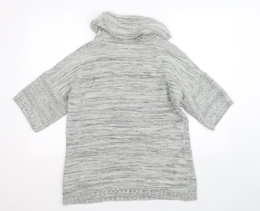 Oasis Womens Grey Knit Pullover Jumper Size M