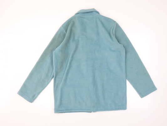 Daxon Womens Blue Full Zip Jumper Size 14