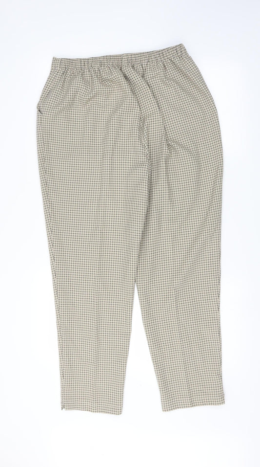 Preworn Womens White Trousers Size 18 L27 in