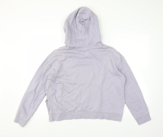H&M Womens Purple Pullover Hoodie Size M