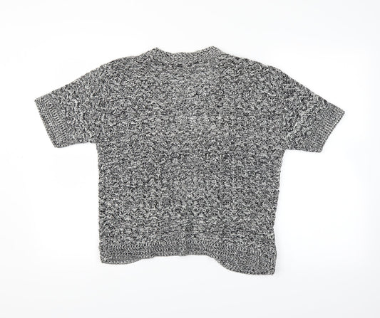 Pulse Womens Grey Knit Cardigan Jumper Size S