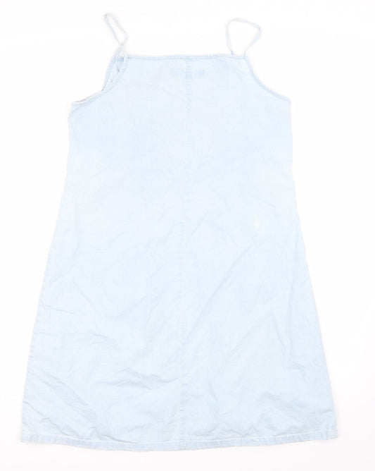 Xijilai Womens Blue Tank Dress Size L