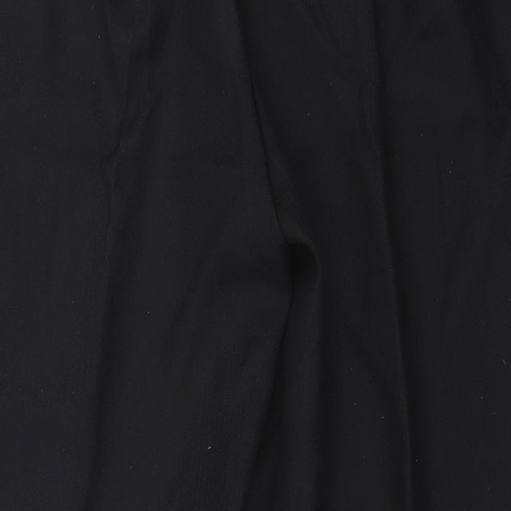 Papaya Womens Black Trousers Size 14 L27 in