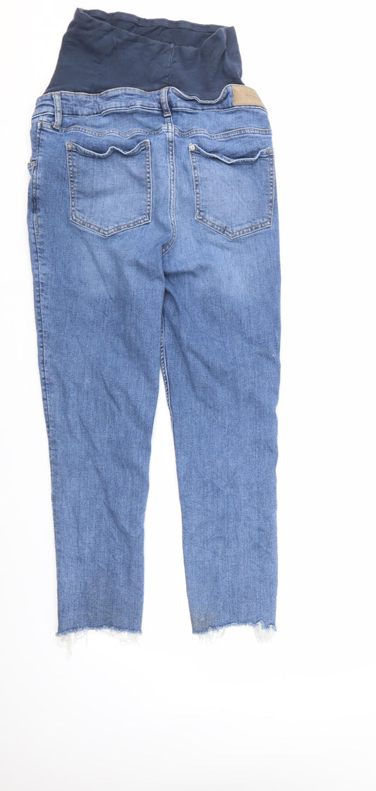 & denim Womens Blue Denim Skinny Jeans Size M L25 in