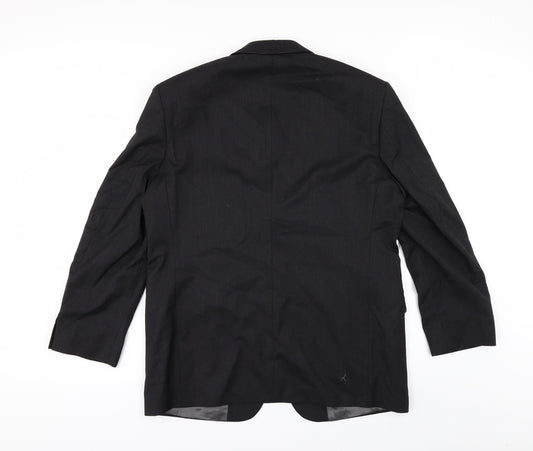 Marks and Spencer Mens Black Jacket Suit Jacket Size 40