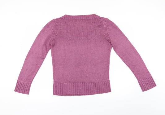 La Redoute Womens Purple Pullover Jumper Size 12