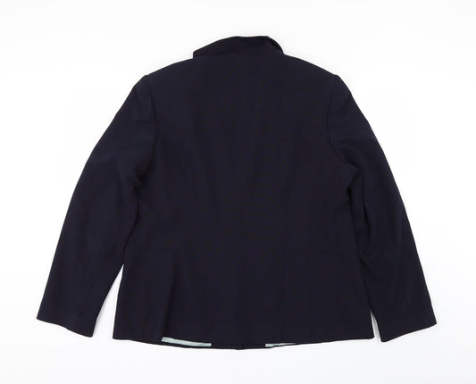 BHS Womens Blue Jacket Suit Jacket Size 18