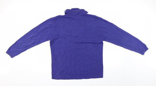 Reflect Womens Blue Pullover Jumper Size XL