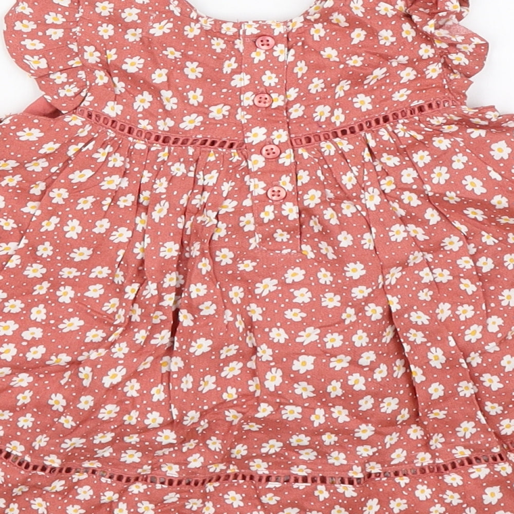 Primark Girls Pink Floral A-Line Size 3-6 Months