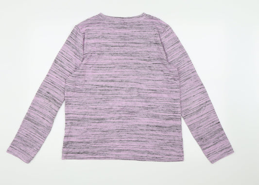 Marks and Spencer Womens Purple Knit Pullover Jumper Size 12