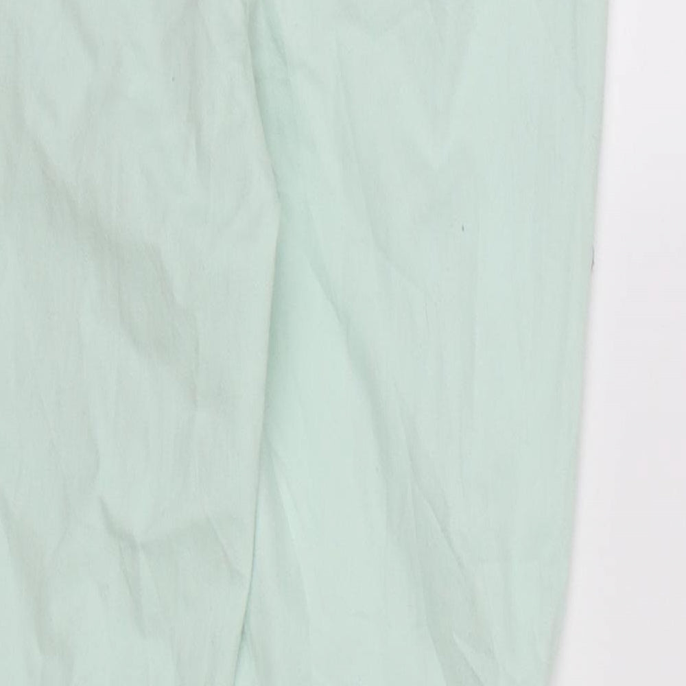 Denim CO. Girls Green Denim Skinny Jeans Size 13-14 Years - DISTRESSED