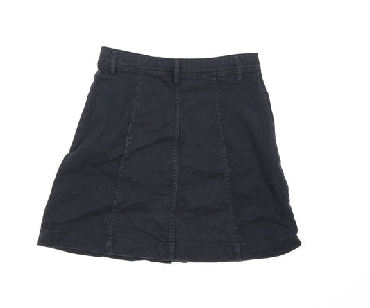 Divided by H&M Womens Black Denim A-Line Skirt Size 4