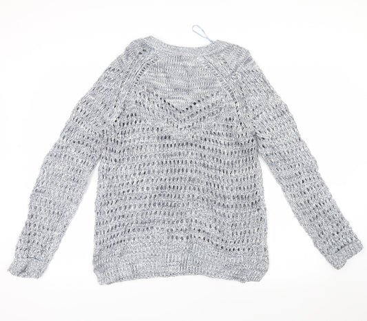 Papaya Womens Grey Pullover Jumper Size M