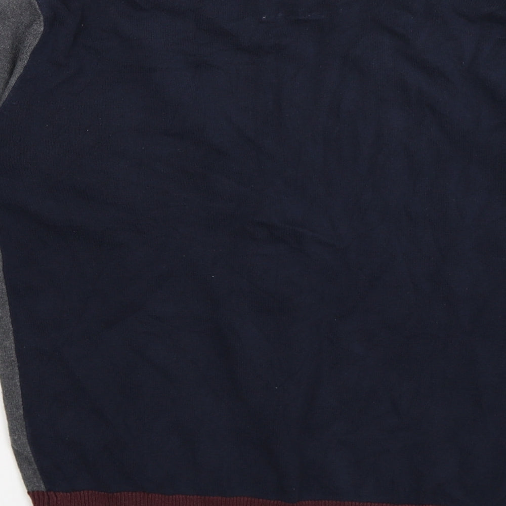 Cedar Wood State Mens Grey Knit Cardigan Jumper Size XS