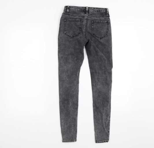 denim co Womens Black Denim Jegging Leggings Size 6 L27 in