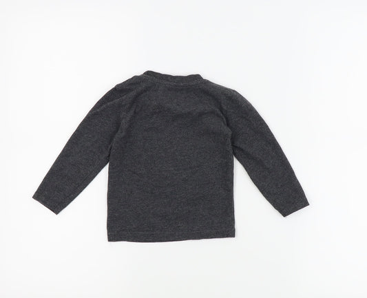 Primark Boys Grey Basic T-Shirt Size 12-18 Months