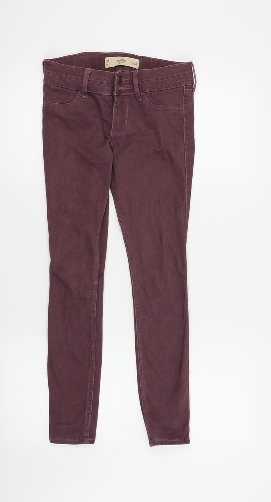 Hollister Womens Purple   Cropped Jeans Size 24 in L26 in